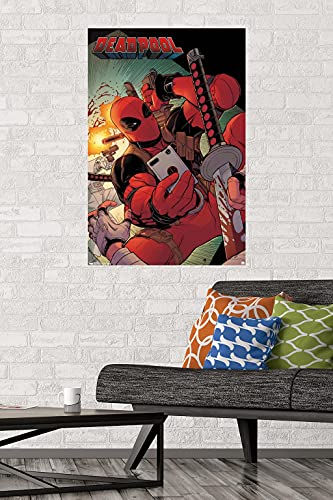 Trends International Marvel Comics - Deadpool - Selfie Wall Poster, 22.375" x 34", Unframed Version