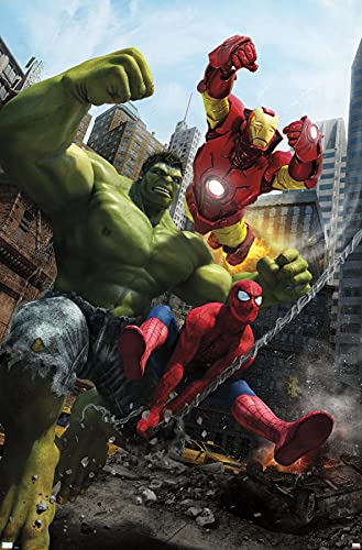 Trends International Marvel Comics - Hulk - Marvel Adventures Iron Man Special Edition #1 Wall Poster, 22.37" x 34.00", Premium Unframed Version