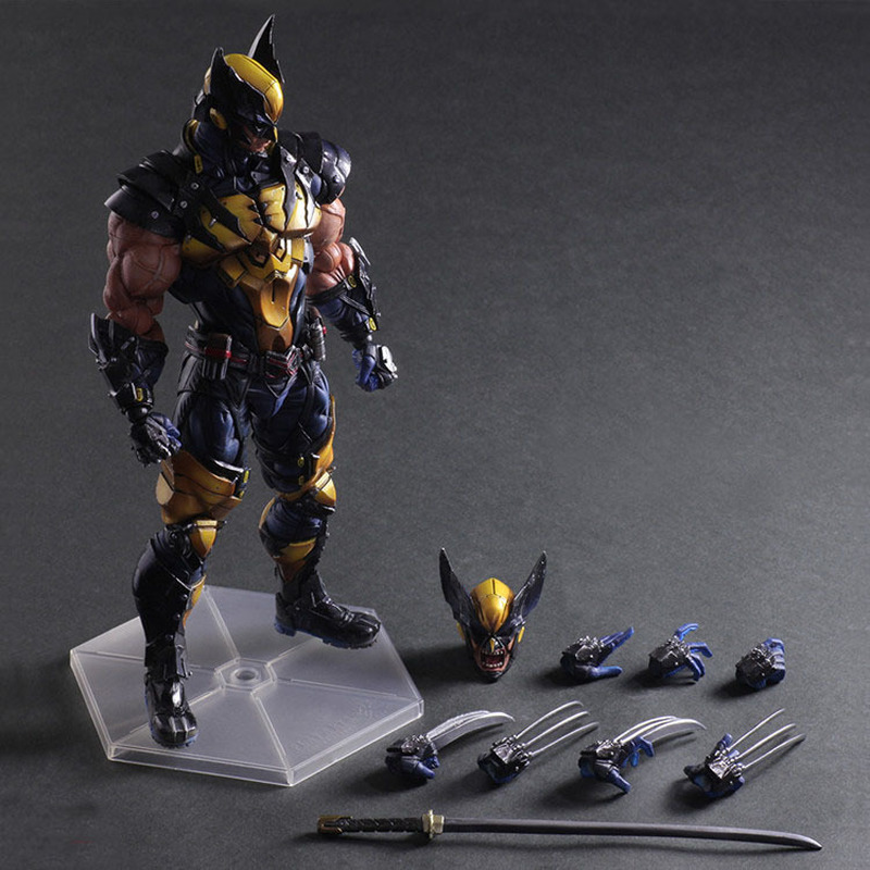 Wolverine Tabletop Decoration Model Doll Toy Birthday Cool Gift Deadpool Iron Man Captain America Model Personal Collection