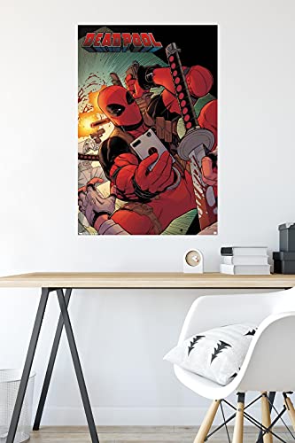 Trends International Marvel Comics - Deadpool - Selfie Wall Poster, 22.375" x 34", Unframed Version