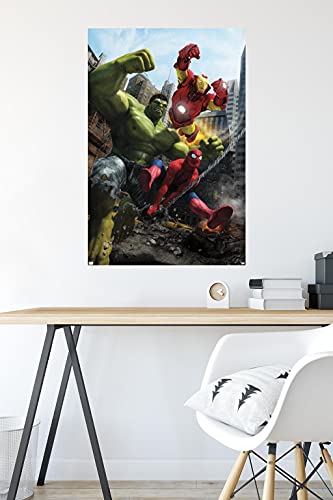 Trends International Marvel Comics - Hulk - Marvel Adventures Iron Man Special Edition #1 Wall Poster, 22.37" x 34.00", Premium Unframed Version