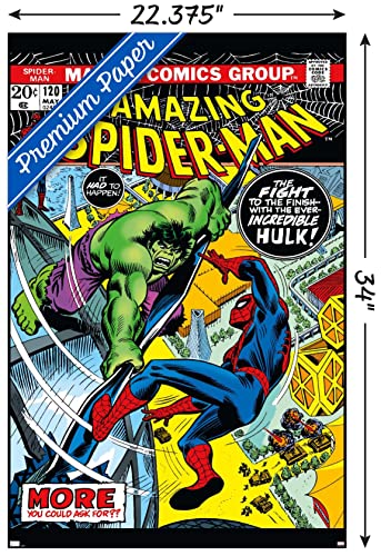 Trends International Marvel Comics - Amazing Spider-Man #120 Wall Poster, 22.375" x 34", Premium Unframed Version