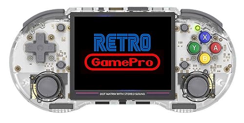 RG353PS Plug & Play Video Games 128G Tf Card Built-in 9000+ Games,RG353PS Handheld Game with 3.5-inch IPS Screen Supports HDMI Multimedia Network Playback,Bluetooth Gamepad (Anbernic RG353PS White)