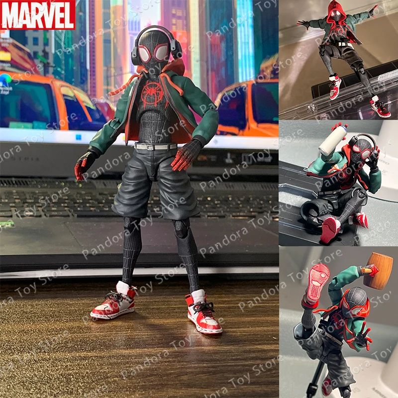 New Marvel Sentinel Sv Action Spider-Man Into The Spider-Verse Miles Morales Peni Parker Action Figure Toys Joint Movable Toys