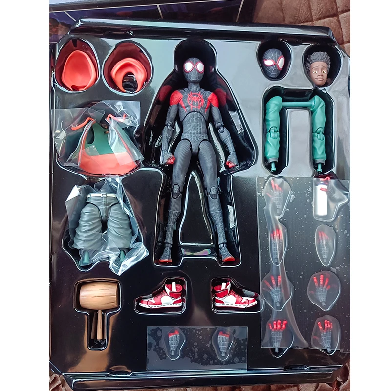 New Marvel Sentinel Sv Action Spider-Man Into The Spider-Verse Miles Morales Peni Parker Action Figure Toys Joint Movable Toys
