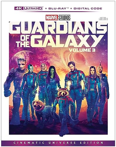 Guardians of the Galaxy Volumes 1, 2 & 3 Cinematic Universe Editions 4K UHD + Blu-ray + Digital Copies