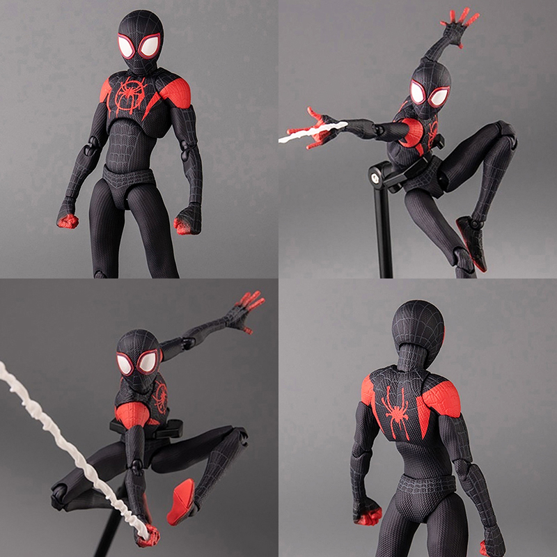 Sentinel Sv Action Miles Morales Figure Model Into the Spider Verse Peter Miles Figurine Anime Toys