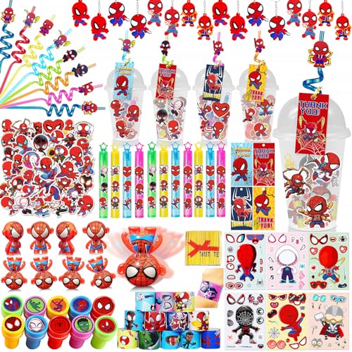 Spiderman Goody Cups with 170PCS Hero Themed Favors