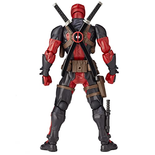 Action Figure Yamaguchi Style D-eadpool Series No.001 D-eadpool, 6" Detachable and Interchangeable Face Model