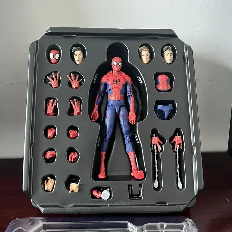 2024 Marvel Spiderman Gwen Peter Action Figure Anime Spider-verse Collection Sentinel Miles Morales Figures Christmas Toys Gifts