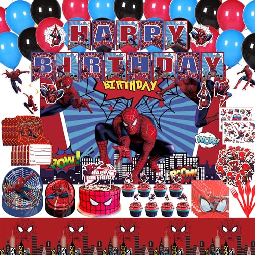 Spiderman Party Supplies: Complete Set for Superhero Celebration