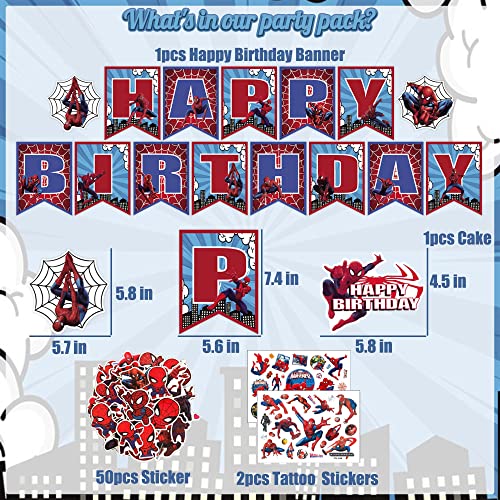 Spiderman Party Supplies: Complete Set for Superhero Celebration