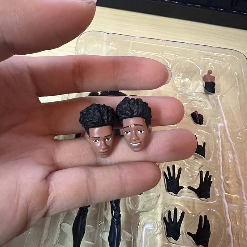 SHF Spider-Man Miles Morales Gwen Stacy Action Figure Marvel Spiderman Across the Spider Verse Spiderman PVC Model Toys Gifts