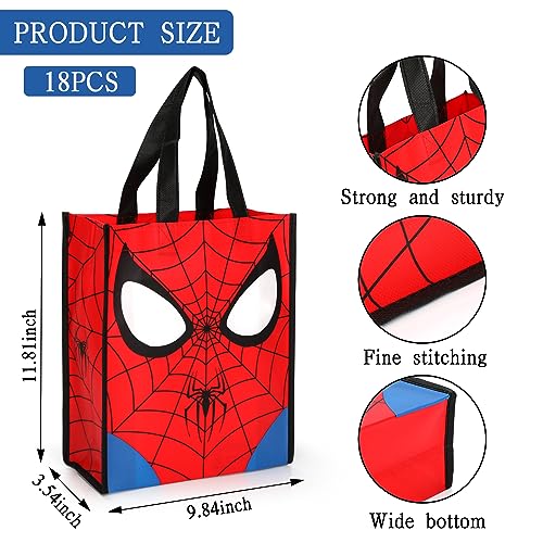 Spider Party Gift Bag Set - Eco-Friendly Tote