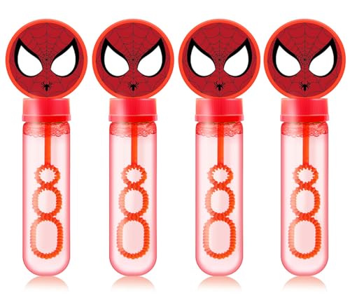 Spider Bubble Wands for Superhero Birthday Party Favors