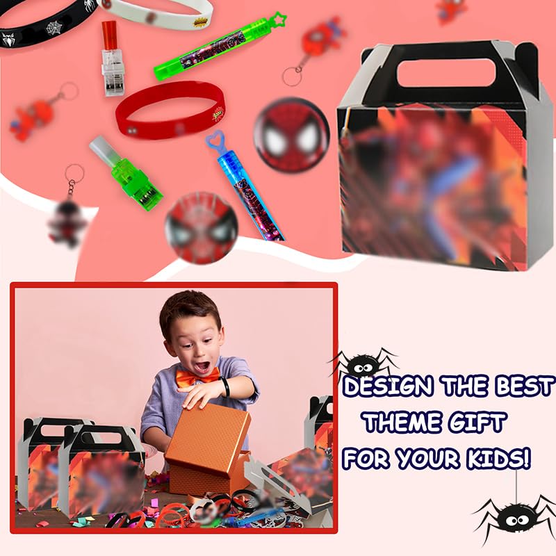 Spider Superhero Party Supplies Pack for Kids, 70Pcs