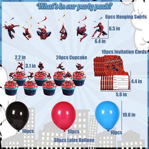 Spiderman Party Supplies: Complete Set for Superhero Celebration