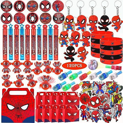 120-Piece Superhero Party Favors for Christmas Gifts
