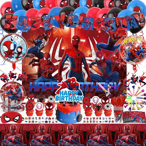 Superhero Birthday Party Kit with 179PCS Decorations