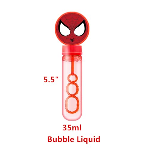 Spider Bubble Wands for Superhero Birthday Party Favors