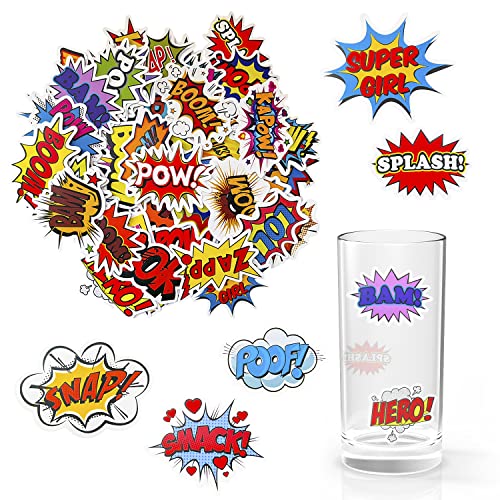 113PCS Superhero Party Favor Supplies -Reusable Drinking straws Masks&Slap Bracelets Candy Bags&Superhero Stickers Gifts for Kids Birthday Superhero Themed Party Favors Birthday Decorations