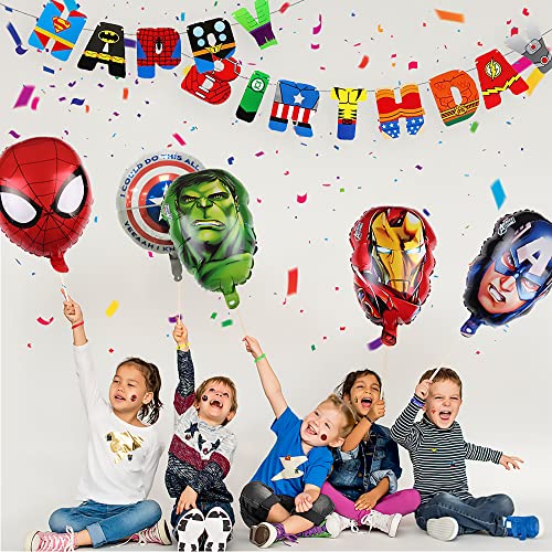 Super Hero Party Pack for 10 Kids - 165pcs