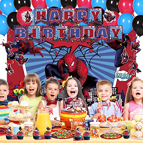 Spiderman Party Supplies: Complete Set for Superhero Celebration