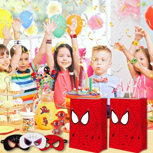 Spider-Man Party Favor Pack with Reusable Decor & Gifts