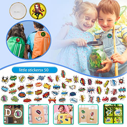 122 Pcs Superhero Party Favors & Supplies Kit