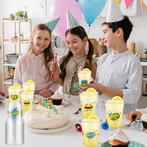 50 Pcs Hero Party Cups, 12 oz