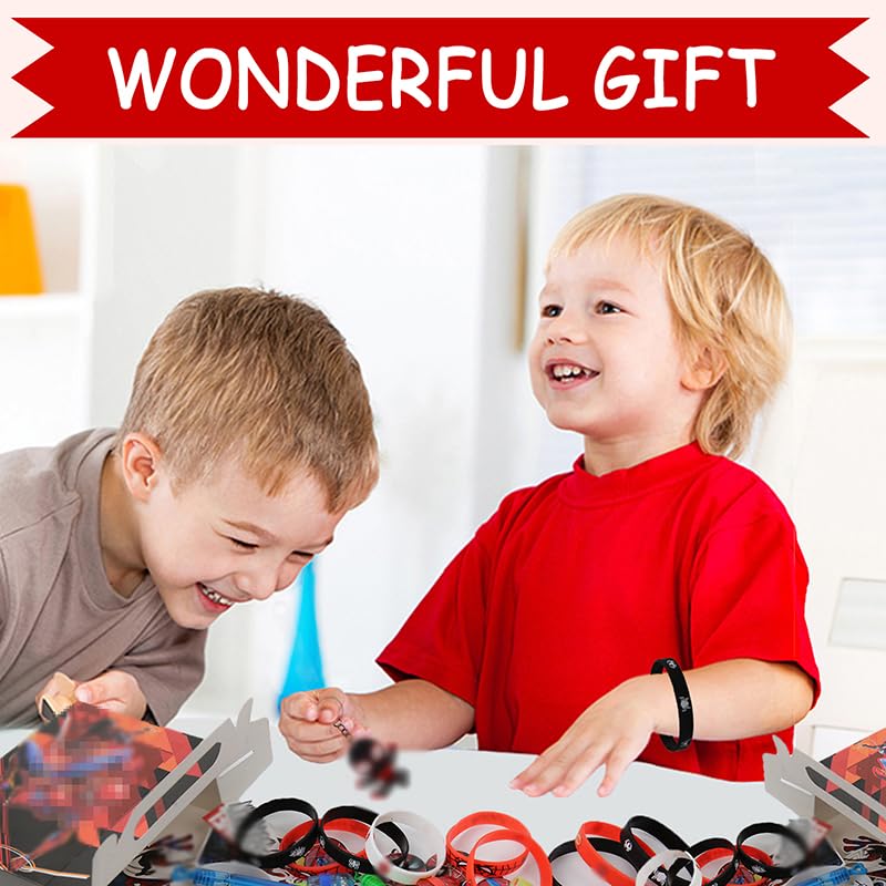 Spider Superhero Party Supplies Pack for Kids, 70Pcs