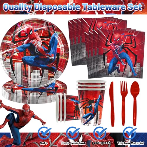 Superhero Birthday Party Kit with 179PCS Decorations