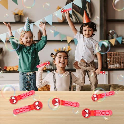 Spider Bubble Wands for Superhero Birthday Party Favors