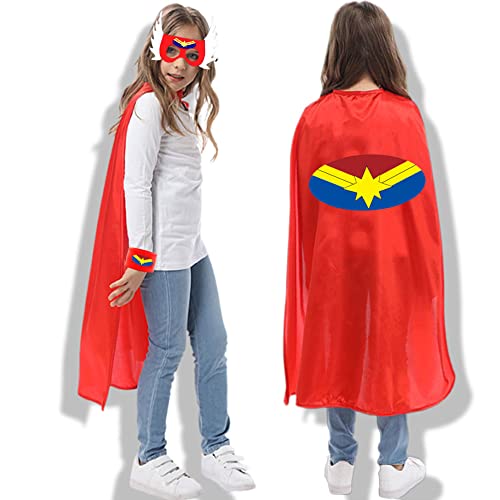 Kids Superhero Cape Set with Slap Bracelet Toys