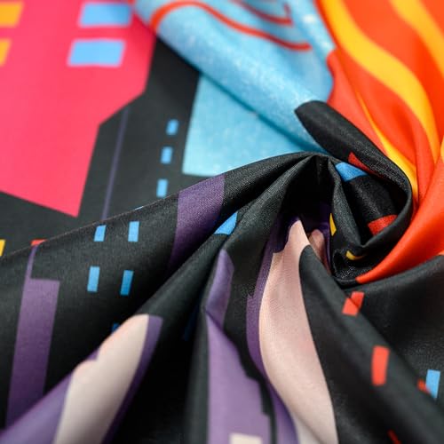 Wonder Woman & Superheroes Cityscape Backdrop - Party Decor