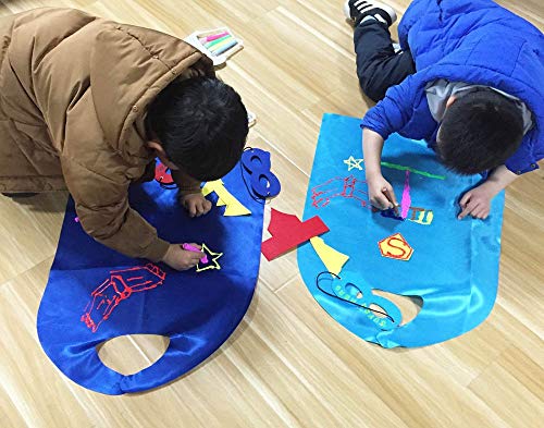 28 Piece Superhero Capes and Masks Set for Kids