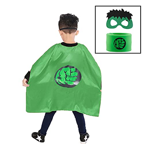 Kids Superhero Cape Set with Slap Bracelet Toys