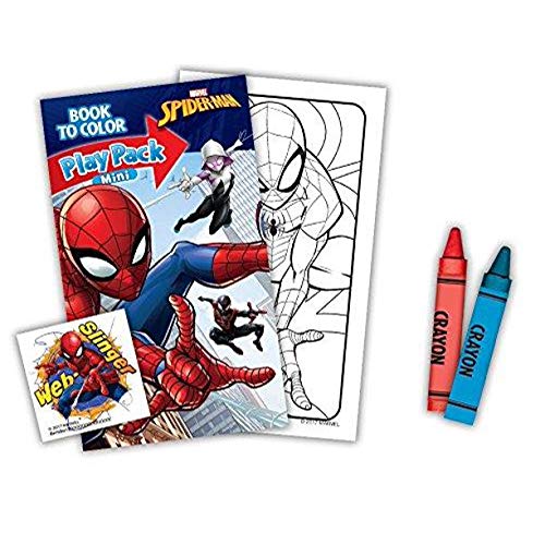 Spiderman Birthday Party Favors Bundle for Kids Boys