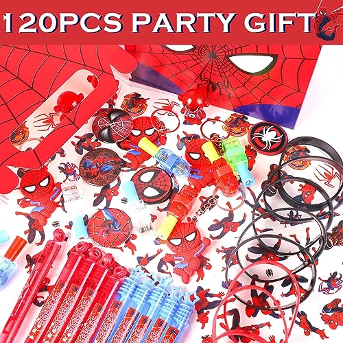 120-Piece Superhero Party Favors for Christmas Gifts