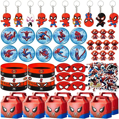 Spider-Man Party Pack for Kids: Button Pins, Tumblers, Keychains