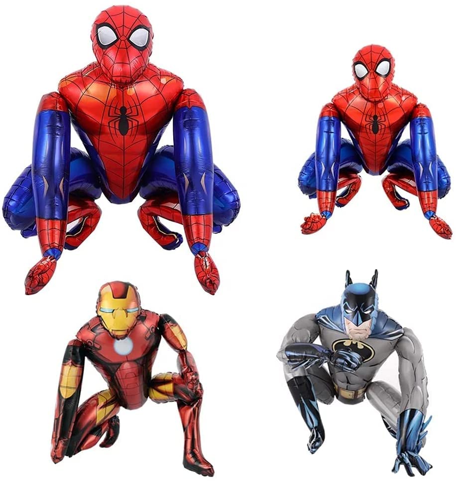 3PCS Medium Iron Spidey Superhero Foil Balloons