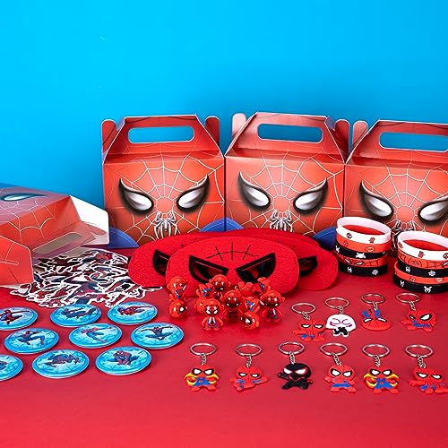 Spider-Man Party Pack for Kids: Button Pins, Tumblers, Keychains