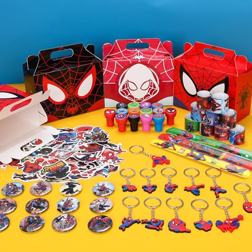 112-Piece Spider Party Favors and Supplies Set