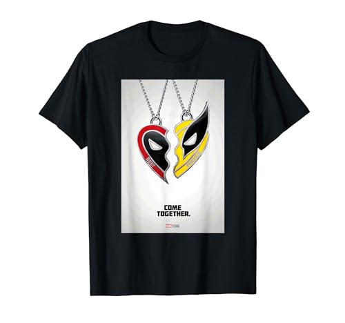 Deadpool & Wolverine Heart Poster T-Shirt