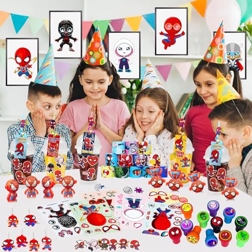 Spiderman Goody Cups with 170PCS Hero Themed Favors