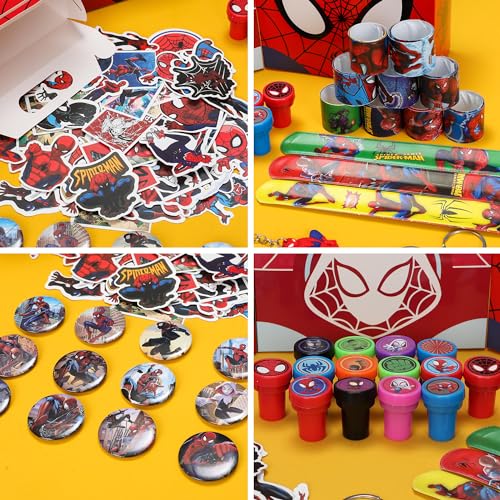 112-Piece Spider Party Favors and Supplies Set