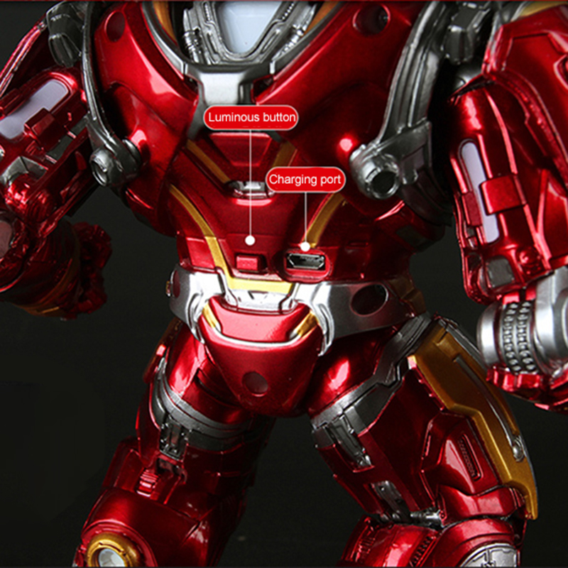 Iron Man Glowing Armor Super Hero Action Figure