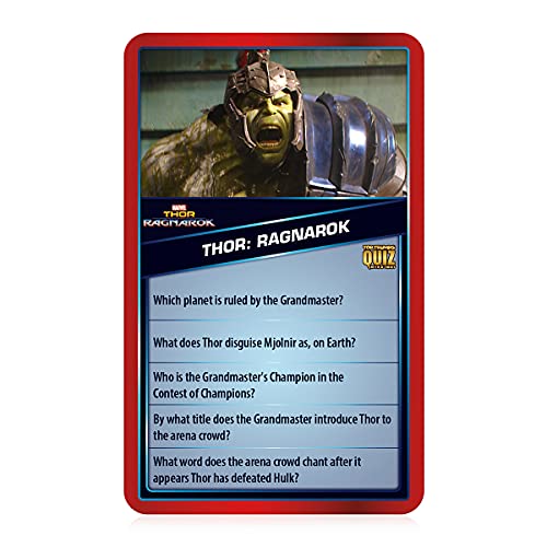 Top Trumps Marvel Cinematic Universe Quiz Game; Fun Trivia About The MCU from Ant Man to Spider Man and Everything in Between|Fun Family Game for Ages 6 & up
