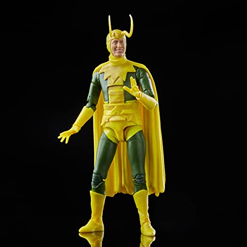 Marvel Legends Series MCU Disney Plus Classic Loki Action Figure 6-inch Collectible Toy, 5 Accessories and 1 Build-A-Figure Part