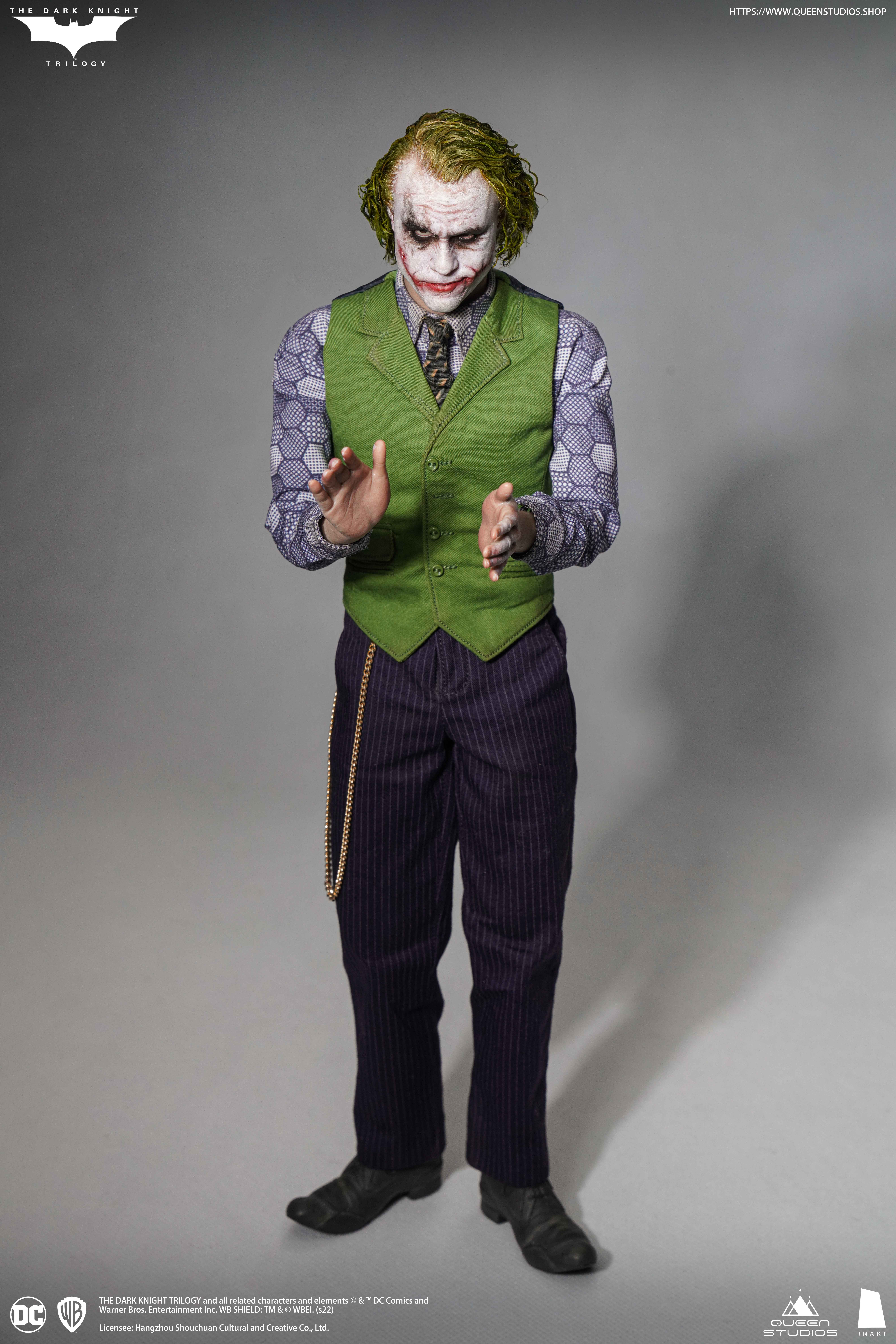 Queen Studios INART original 1/6 Joker Heath Ledger Advanced Deluxe Collection Action Figures Statue from